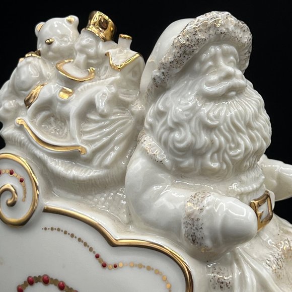 Lenox Dash All The Way Collection Santa Sleigh Christmas Holiday Home Decor - Picture 2 of 16